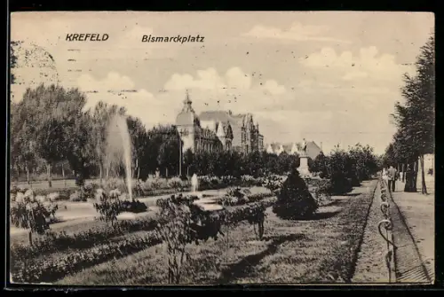 AK Krefeld, Bismarckplatz
