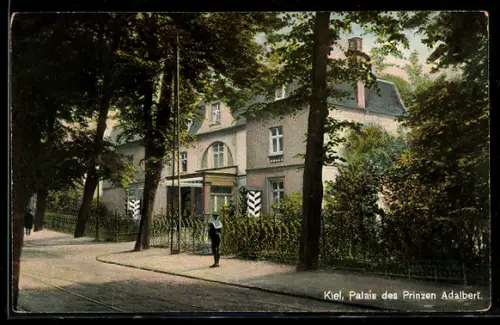 AK Kiel, Palais des Prinzen Adalbert
