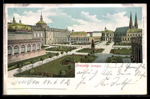 Lithographie Dresden, Zwinger