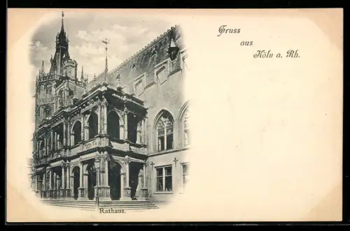 AK Köln a. Rh., Rathaus