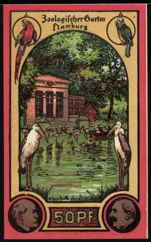 Notgeld Hamburg 1922, 50 Pf, Zoologischer Garten und Zitronenjette