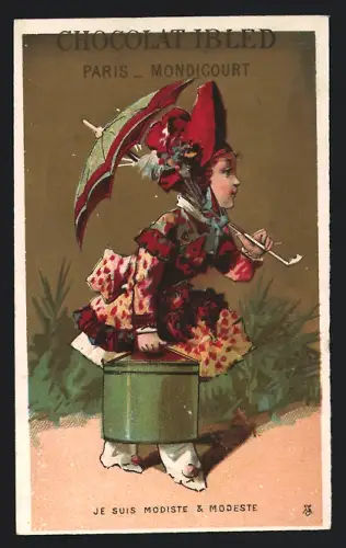 Sammelbild Mondicourt, Chocolat Ibled, Je suis modiste & modeste