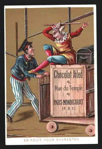 Sammelbild Mondicourt, Chocolat Ibled, En route pour Charenton
