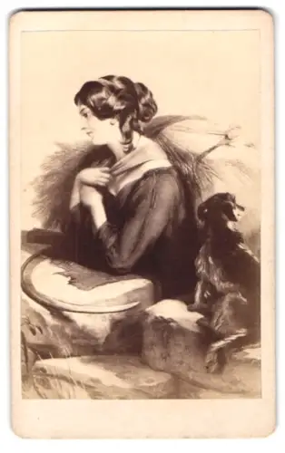 Fotografie Gemälde The Reaper, nach Landseer