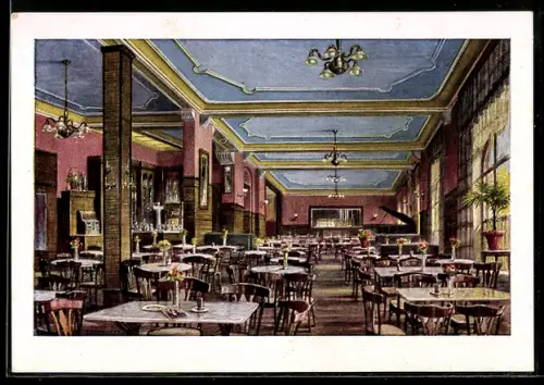 AK Fulda, Cafe-Konditorei von Gustav Hesse