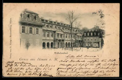 AK Hanau a. M., Ansicht vom Wilhelmsbad