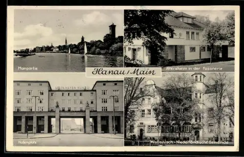 AK Hanau, Altersheim in der Fasanerie, Schloss Phillipsruhe, Wallonisch-Niederländische Gemeinde