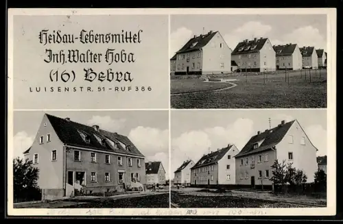 AK Bebra, Heidau-Lebensmittel, Inh. Walter Hoba, Luisenstr. 51, Wohnsiedlung