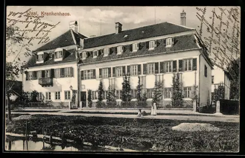 AK Waal, Blick zum Krankenhaus