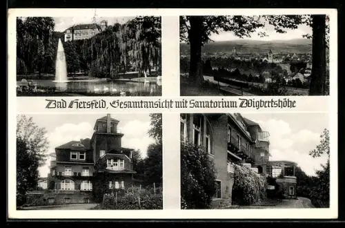 AK Bad Hersfeld, Gesamtansicht, Sanatorium Ziegertshöhe