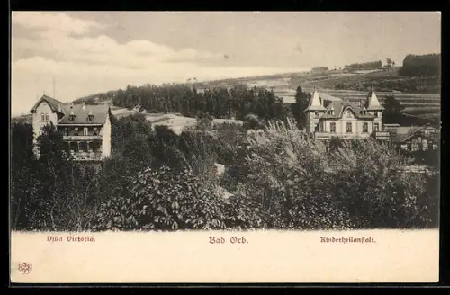 AK Bad Orb, Villa Victoria, Kinderheilanstalt