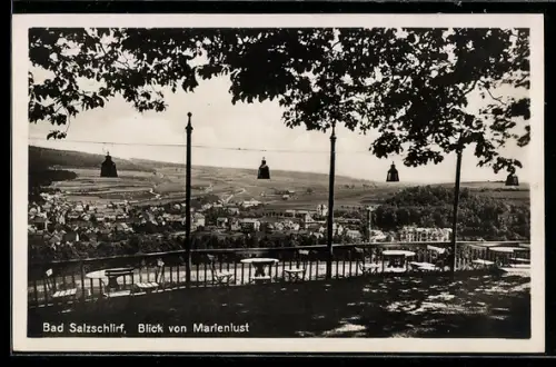 AK Bad Salzschlirf, Blick von Marlenlust