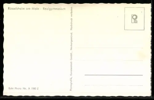 AK Rüsselsheim am Main, Realgymnasium