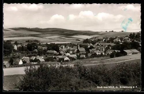 AK Solz /Rotenburg, Ortsansicht zur 1000-Jahr-Feier 1960