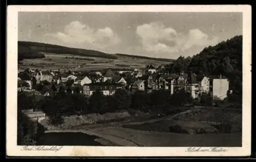 AK Bad Salzschlirf, Blick vom Westen