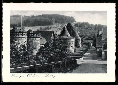 AK Büdingen /Oberhessen, Partie am Lohsteg