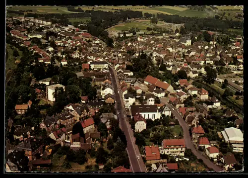 AK Nidda /Hessen, Teilansicht der Stadt, Fliegeraufnahme