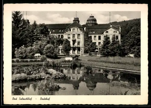 AK Bad Salzschlirf, Blick auf das Kurhaus Badehof