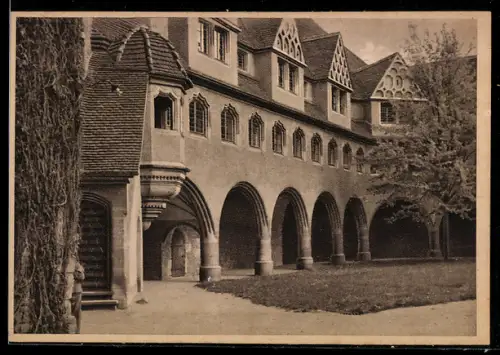 AK Halle /Saale, Hof der Moritzburg