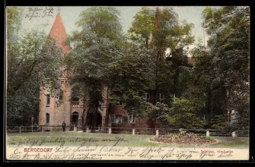 AK Bergedorf, Schloss, Westseite