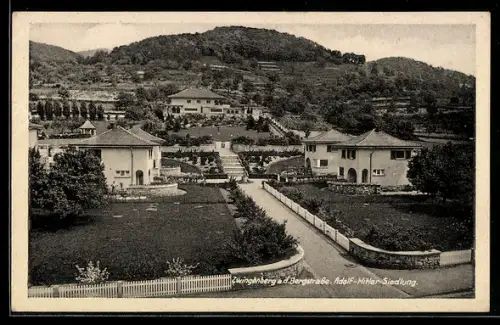 AK Zwingenberg, Blick auf Siedlung