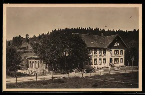 AK Triberg, Gasthof und Pension überm Wasserfall