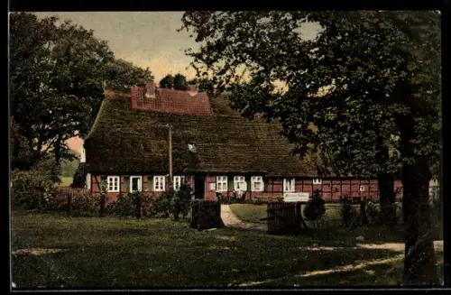 AK Ehrhorn /Lüneburger Heide, Försterei Ehrhorn mit Wirtschaft