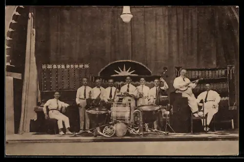 AK Magdeburg, Musikkapelle Original Fidele Geister, Gegr. 1904, Lützowstrasse 15