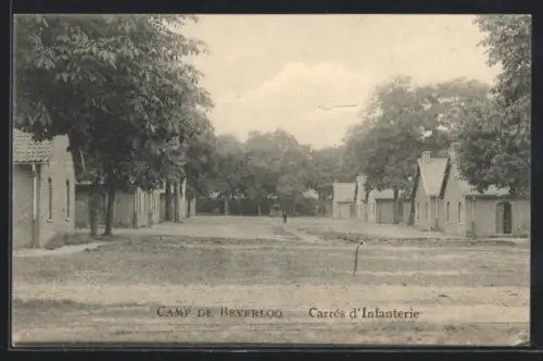 AK Camp de Beverloo, Carrés d`Infanterie