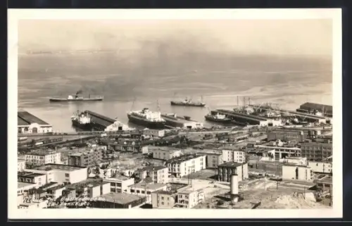 AK San Francisco, CA, Partial view of the city and harbor facilities