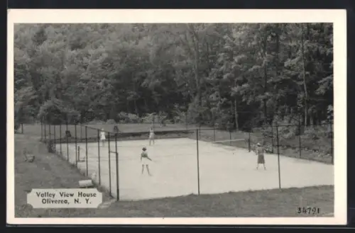 AK Oliverea, NY, Valley View House Tennis Courts