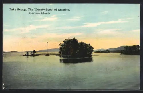 AK Recluse Island, NY, Lake George, The Beauty Spot of America