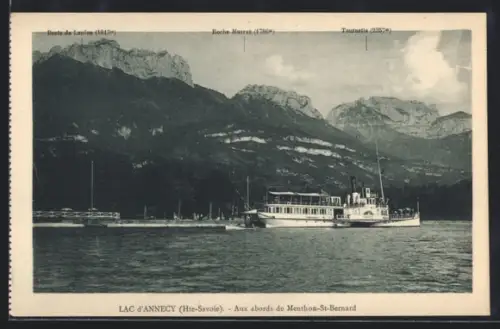 AK Lac d`Annecy /Hte-Savoie, Aux abords de Menthon-St-Bernard
