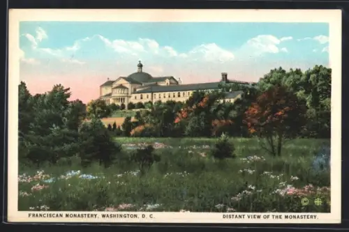 AK Washington DC, Distant View of the Monastery