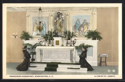 AK Washington DC, Franciscan Monastery, Altar of St. Joseph
