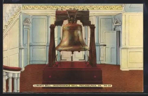 AK Philadelphia, PA, Liberty Bell, Independence Hall