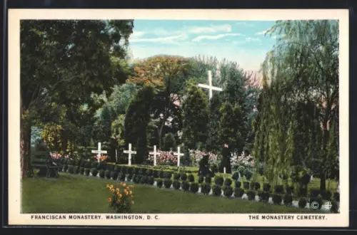 AK Washington DC, Franciscan Monastery, The Monastery Cemetery