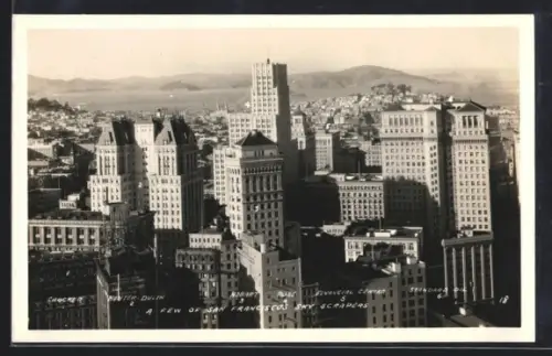 Foto-AK San Francisco, CA, A Few of San Francisco`s Sky Scrapers