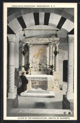 AK Washington, D.C., Franciscan Monastery, Altar of the Annunciation, Grotto of Nazareth