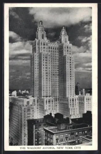 AK New York City, NY, The Waldorf Astoria Hotel