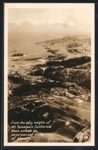 AK Mt Tamalpais, CA, From the lofty heights of Mt. Tamalpais, General View