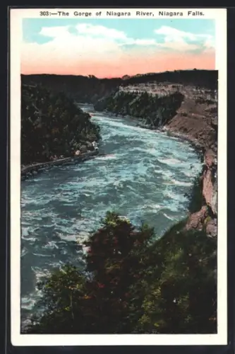 AK Niagara Falls, NY, The Gorge of Niagara River