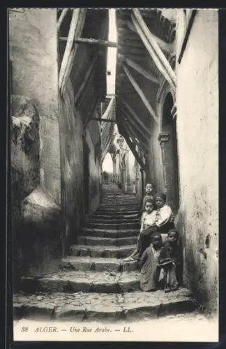 AK Alger, Une Rue Arabe