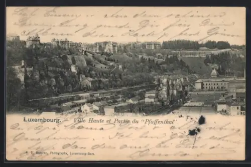AK Luxembourg, Ville Haute et Partie du Pfaffenthal