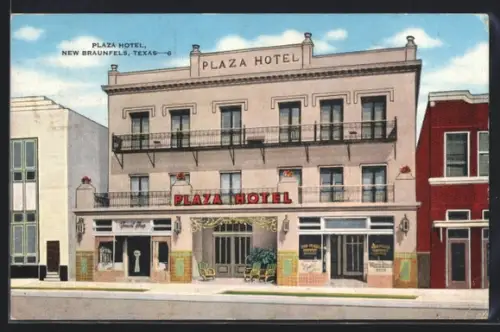 AK New Braunfels, TX, Plaza Hotel