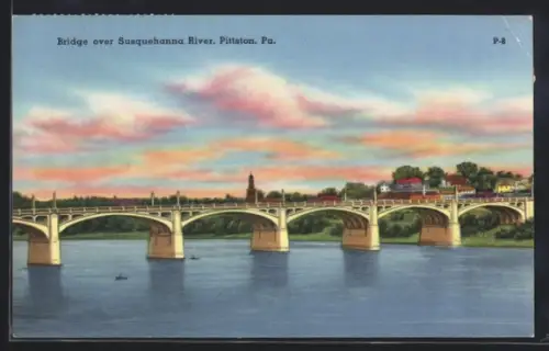 AK Pittston, PA, Bridge over Susquehanna River
