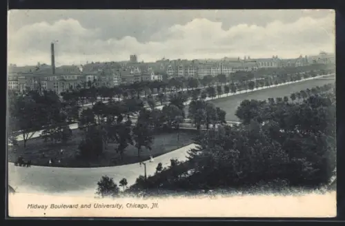 AK Chicago, IL, Midway Boulevard and University