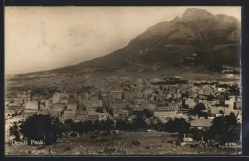 AK Devils Peak, Stadtpanorama