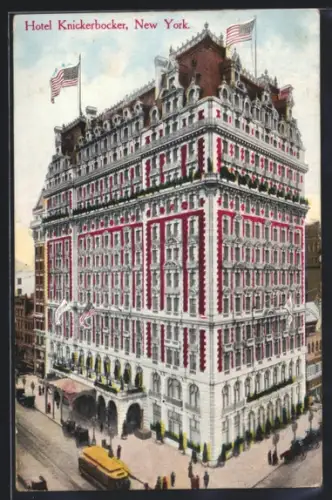 AK New York, NY, Hotel Knickerbocker
