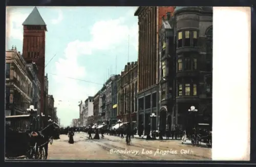 AK Los Angeles, CA, Broadway